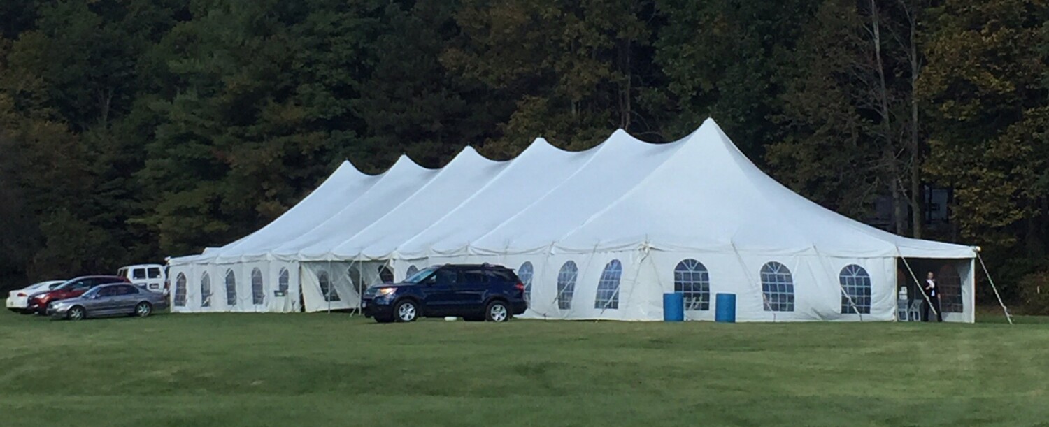 Large Event Tent In Field